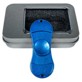 High-Quality Metallic Blue Metal Fidget Spinners image 1